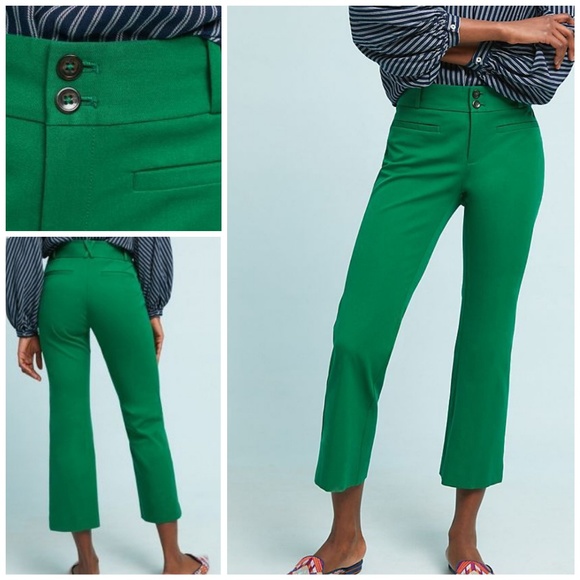 anthropologie essential crop flare